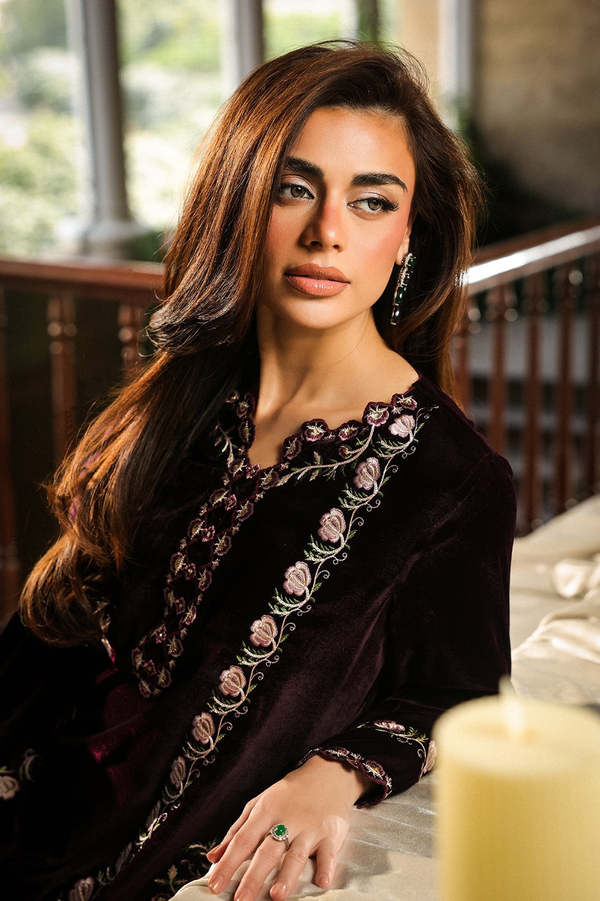 Sahar | Luxury Pret 25 | Aubergine Noir, image 7