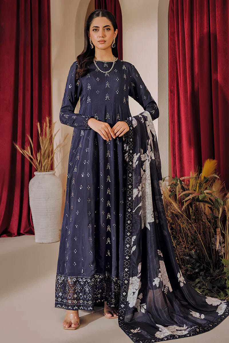 Cross Stitch | Wedding Festive 23 | MOON LIGHT -  Cross Stitch Formal - Original Designer Dress - House of Maryam