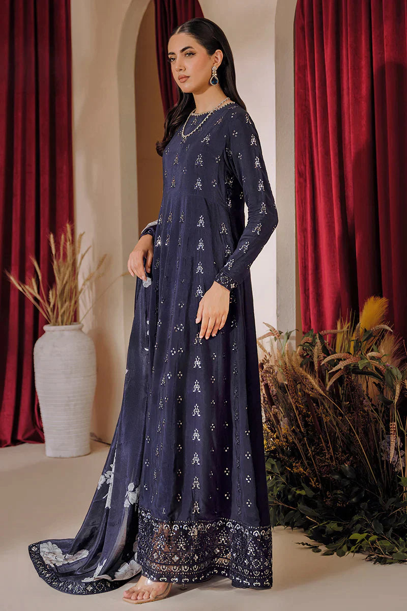 Cross Stitch | Wedding Festive 23 | MOON LIGHT -  Cross Stitch Formal - Original Designer Dress - House of Maryam