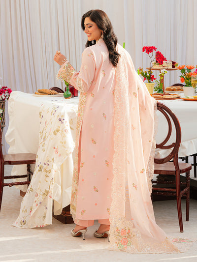 Mahnur | Allenura Luxury Lawn 24 | AZURE -  Mahnur Luxury - Original Designer Dress - House of Maryam