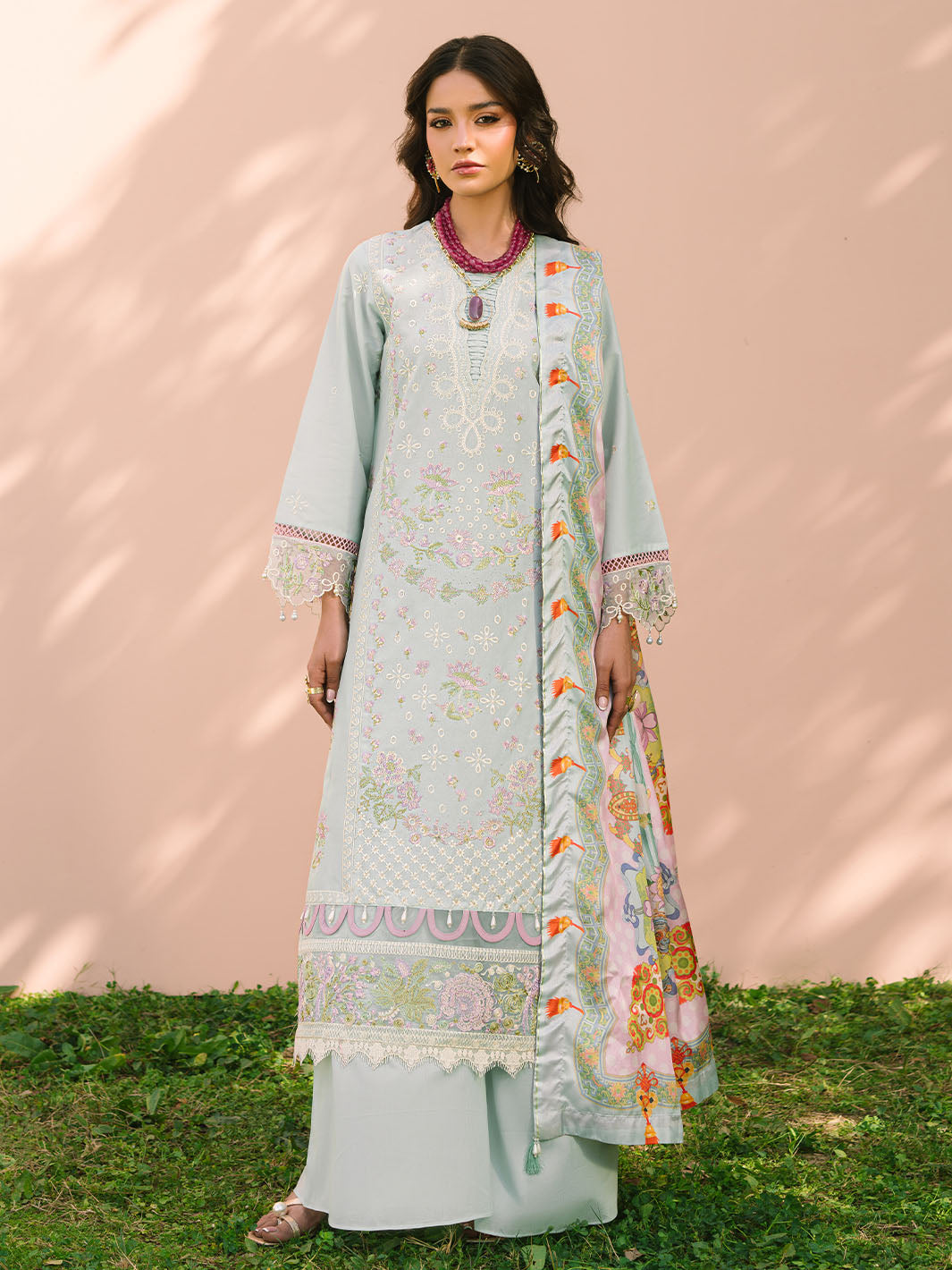 Mahnur | Dahlia Luxury Lawn 25 | Advina -  Mahnur Ladies Clothes - Original Designer Dress - House of Maryam