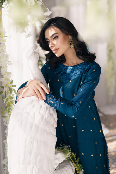 Azure | Ensembles Embroidered Formals | Aegean Breeze -  Azure Formal - Original Designer Dress - House of Maryam