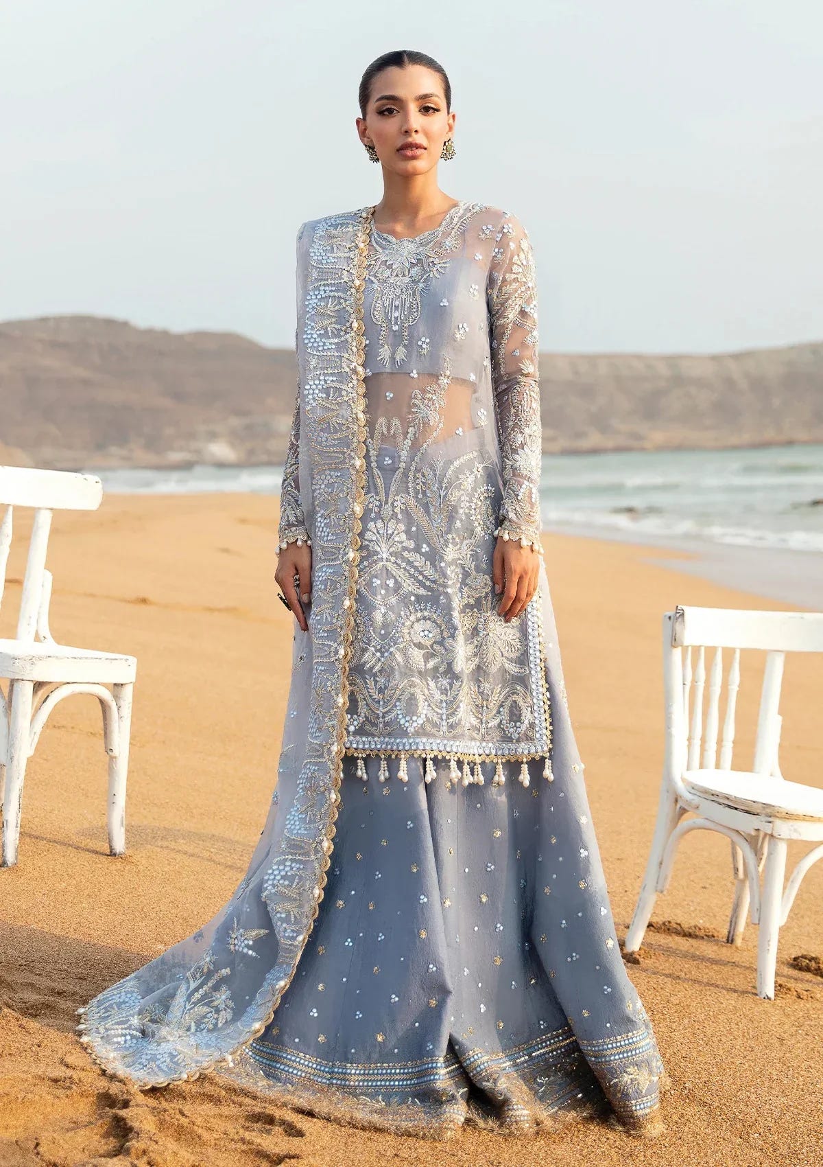 Afrozeh | Dastangoi Wedding Formal'24 | AWE-01 NASHMIA -  Afrozeh Bridal - Original Designer Dress - House of Maryam