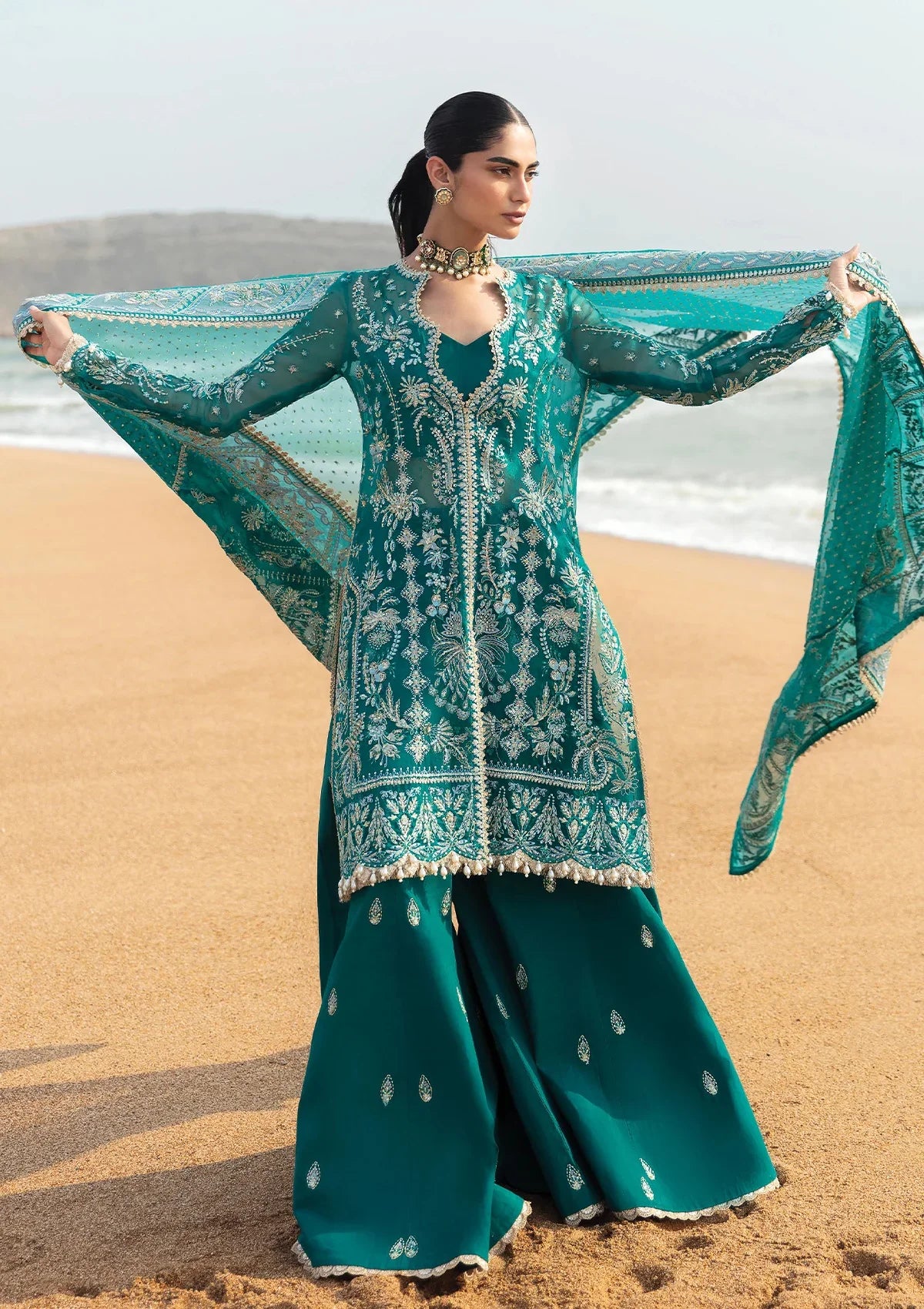 Afrozeh | Dastangoi Wedding Formal'24 | AWE-02 FIRDAUS -  Afrozeh Bridal - Original Designer Dress - House of Maryam