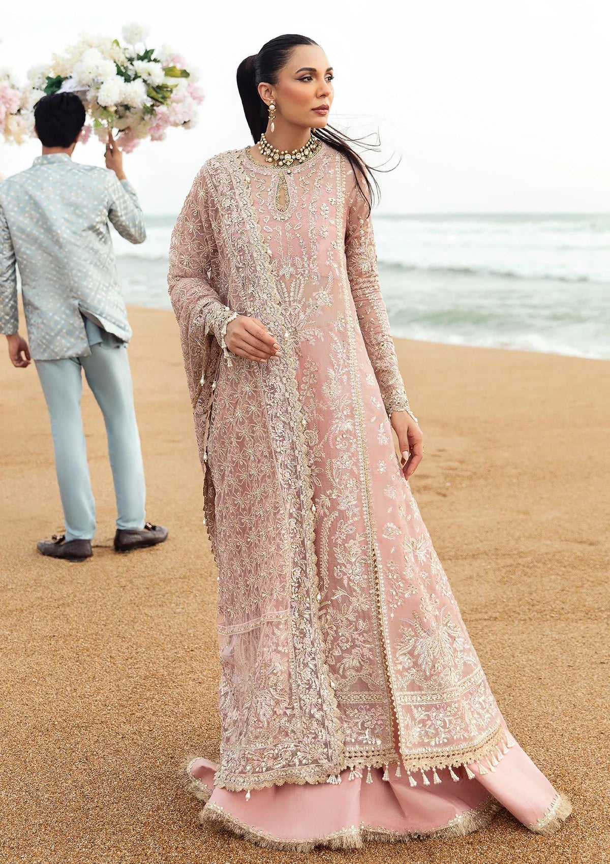 Afrozeh | Dastangoi Wedding Formal'24 | AWE-03 SHAZMA -  Afrozeh Bridal - Original Designer Dress - House of Maryam