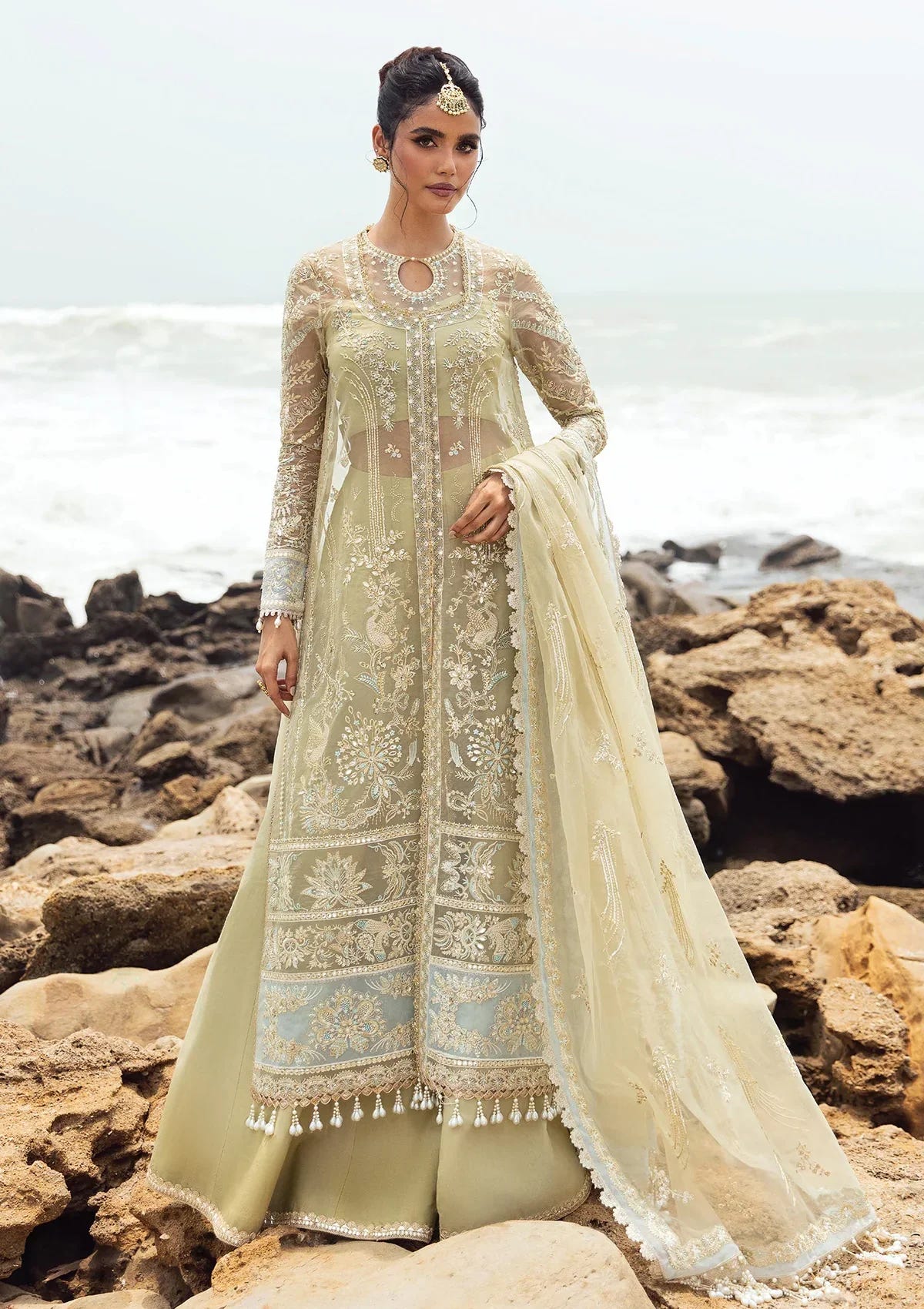 Afrozeh | Dastangoi Wedding Formal'24 | AWE-09 LEELA -  Afrozeh Bridal - Original Designer Dress - House of Maryam