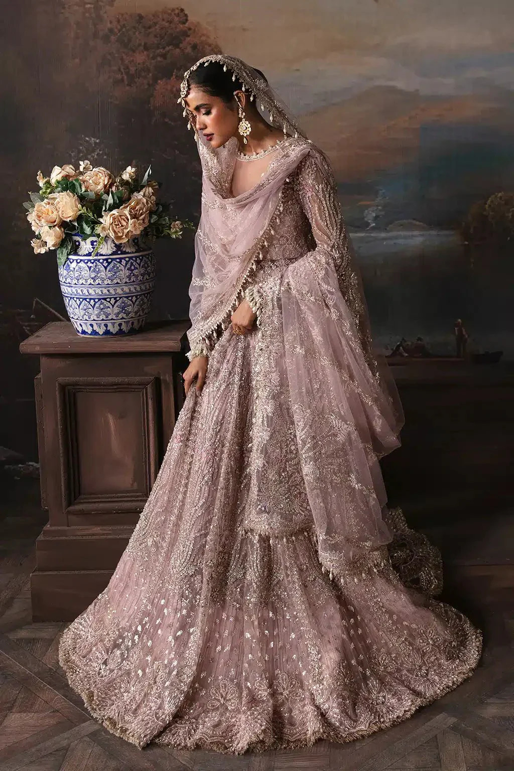 Afrozeh Isabella net bridal maxi and sharara, photo 5