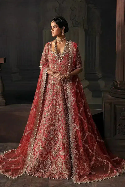 Afrozeh Lavinia rust bridal open maxi, photo 5