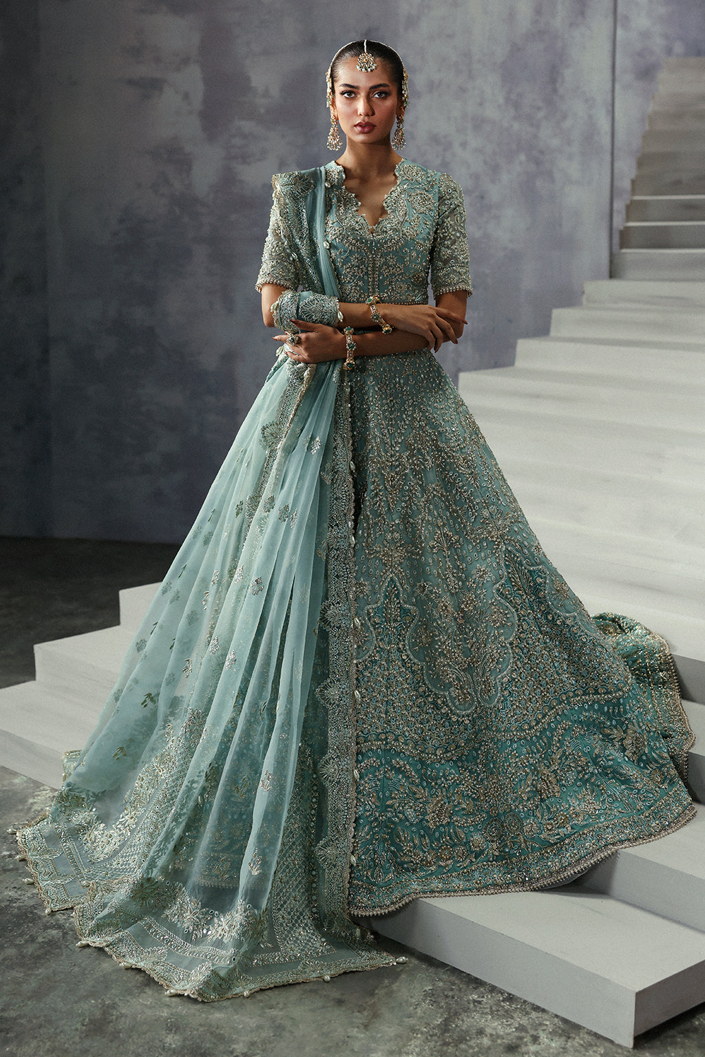 Afrozeh | The Brides Edit 24 | Amore by Afrozeh - Designer Dress - Type: Ladies Clothes - Available at House of Maryam - 100% Original