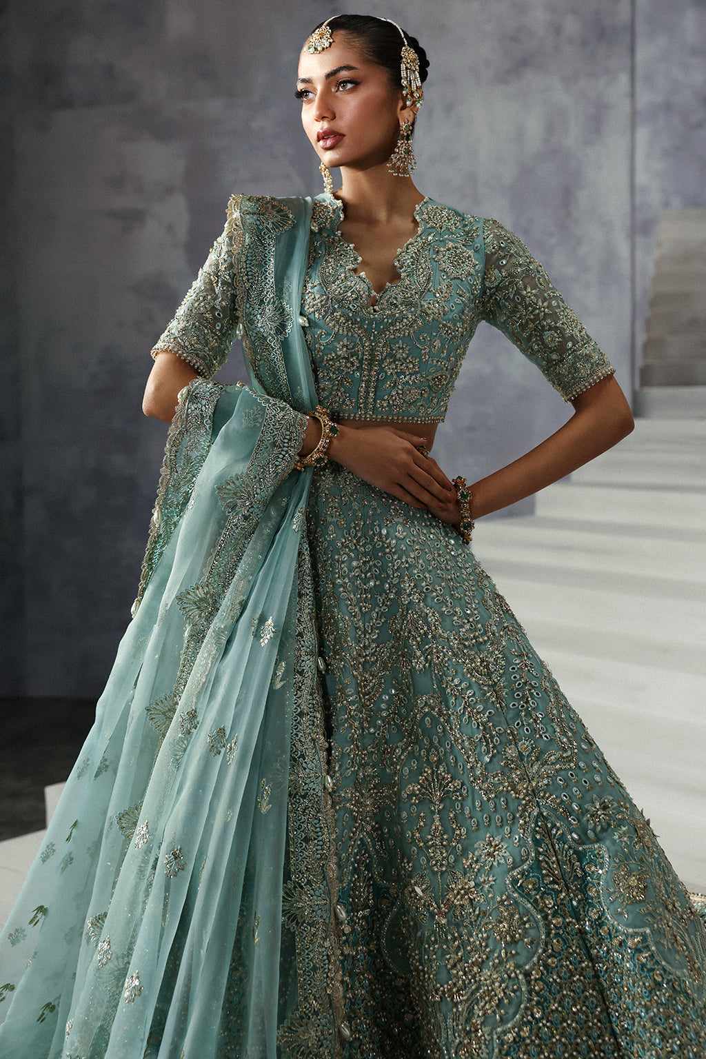 Afrozeh | The Brides Edit 24 | Amore by Afrozeh - Designer Dress - Type: Ladies Clothes - Available at House of Maryam - 100% Original