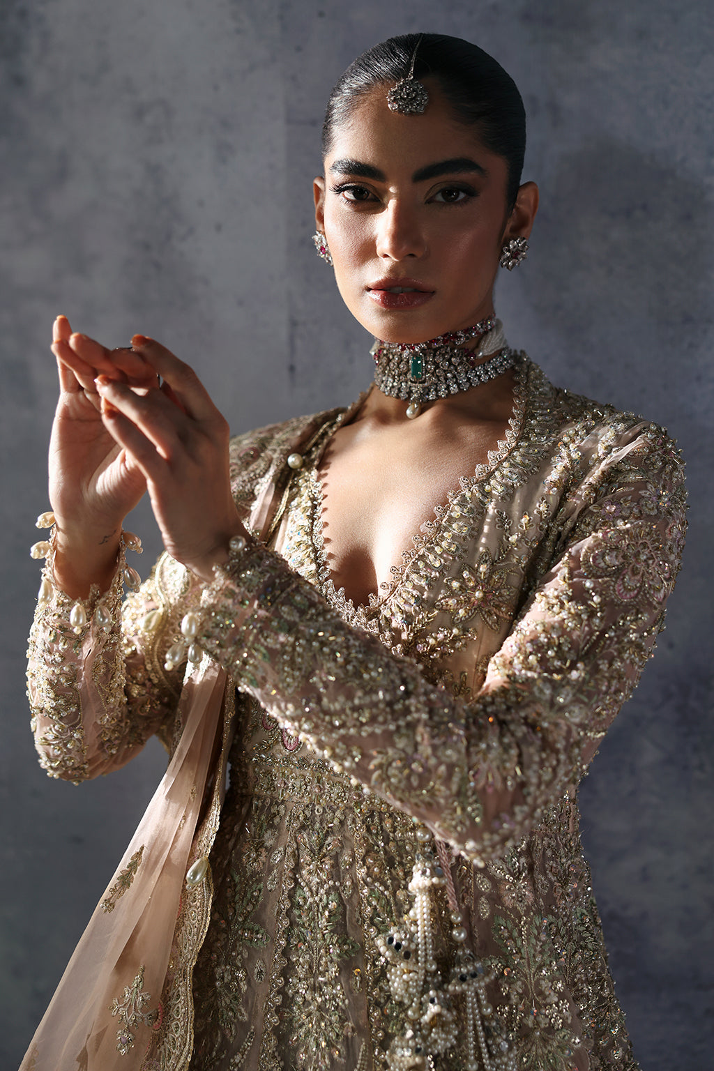 Afrozeh | The Brides Edit 24 | Emilia by Afrozeh - Designer Dress - Type: Ladies Clothes - Available at House of Maryam - 100% Original
