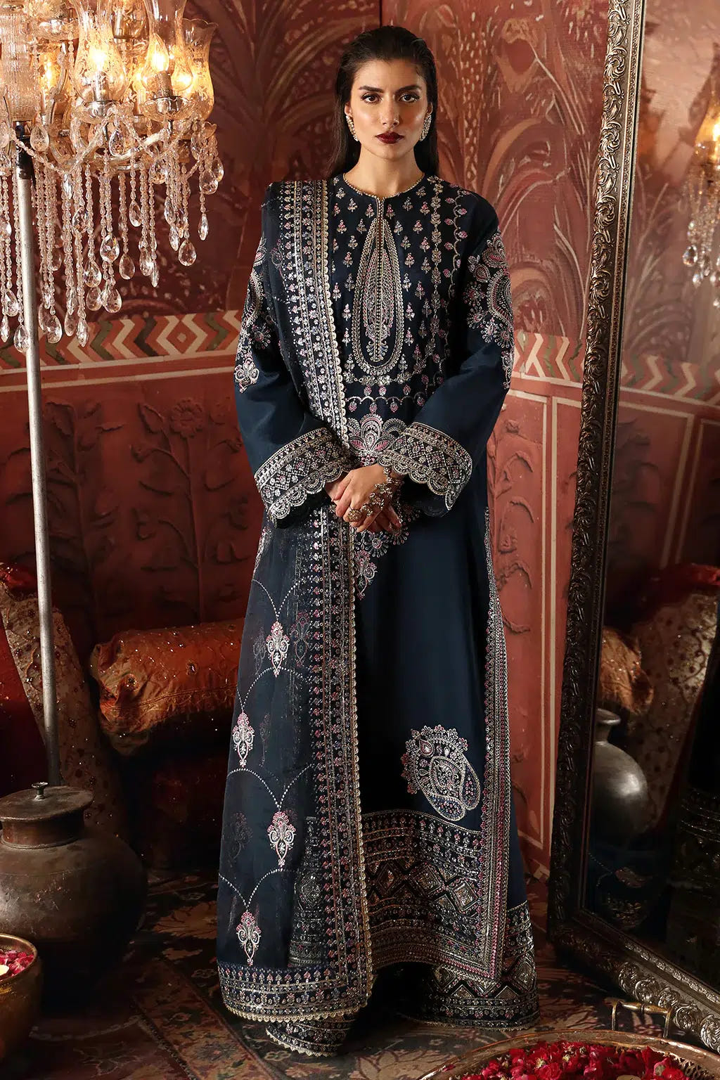 Afrozeh | Divani Silk Edit 23 | Naghma -  Afrozeh Bridal - Original Designer Dress - House of Maryam
