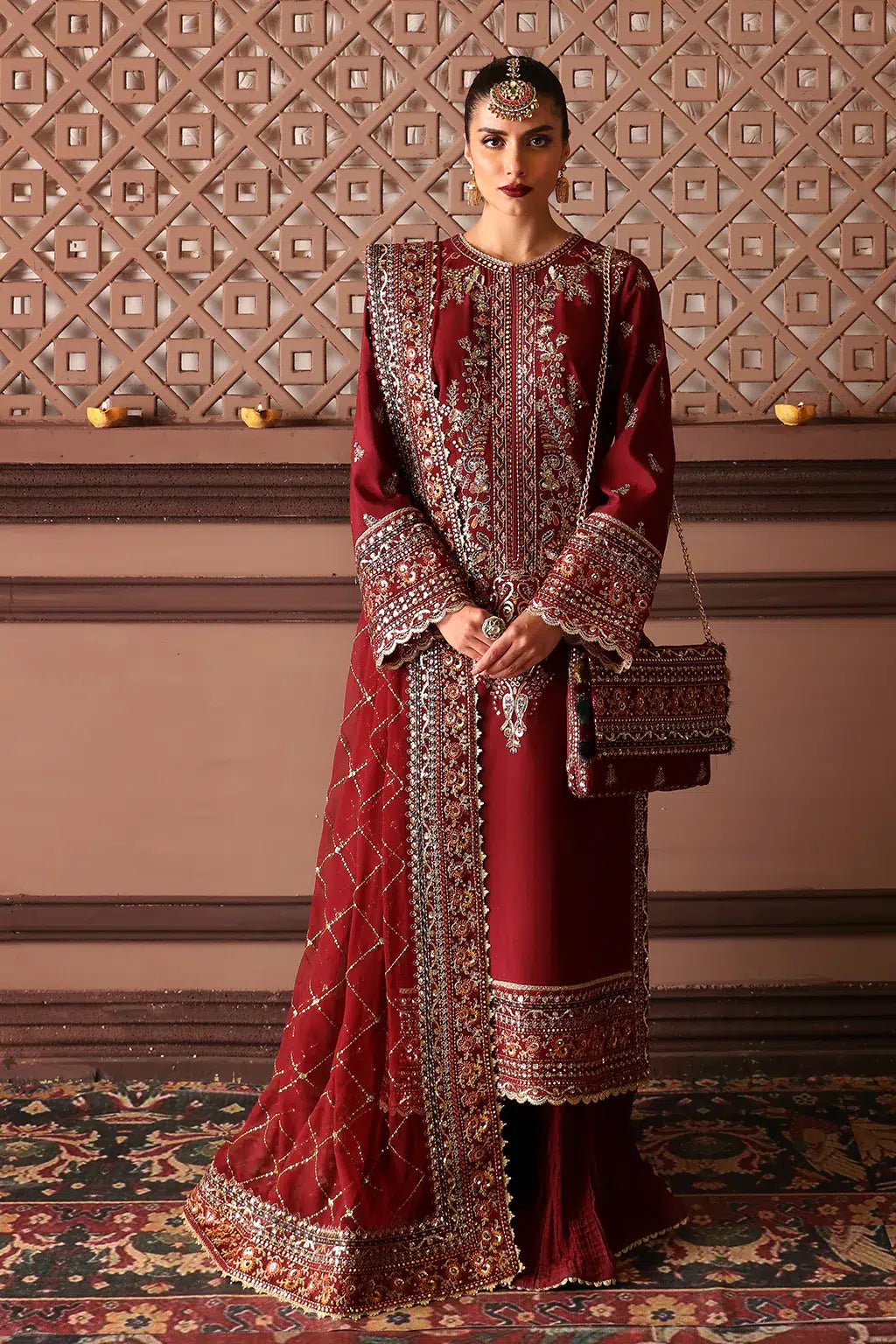 Afrozeh | Divani Silk Edit 23 | Naaz -  Afrozeh Bridal - Original Designer Dress - House of Maryam
