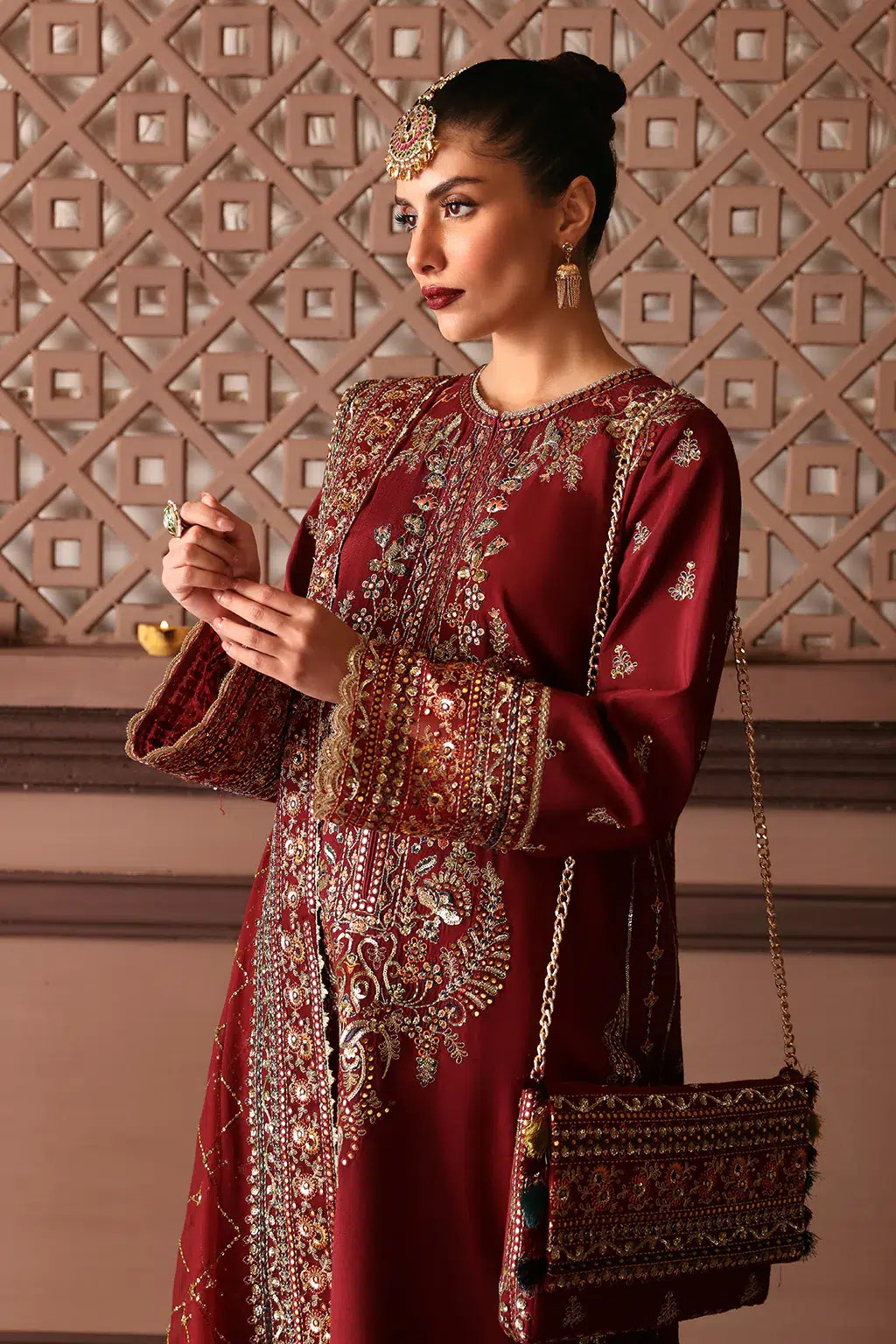 Afrozeh | Divani Silk Edit 23 | Naaz -  Afrozeh Bridal - Original Designer Dress - House of Maryam