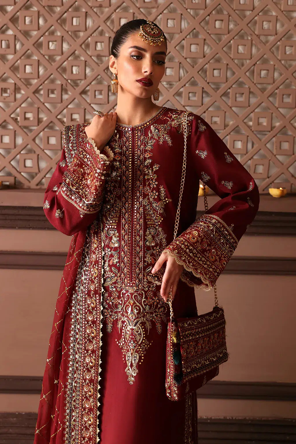 Afrozeh | Divani Silk Edit 23 | Naaz -  Afrozeh Bridal - Original Designer Dress - House of Maryam