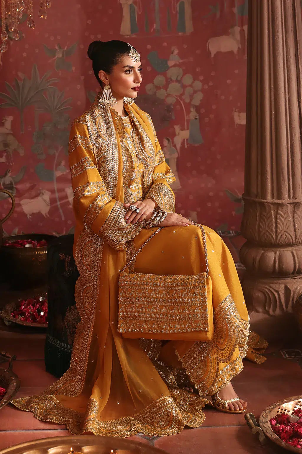 Afrozeh | Divani Silk Edit 23 | Shama -  Afrozeh Bridal - Original Designer Dress - House of Maryam