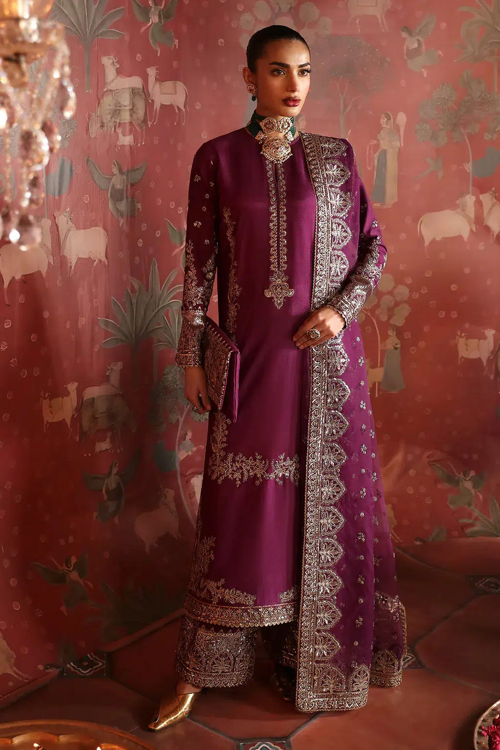 Afrozeh | Divani Silk Edit 23 | Khushbu -  Afrozeh Bridal - Original Designer Dress - House of Maryam