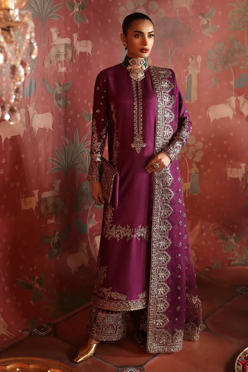 Afrozeh | Divani Silk Edit 23 | Khushbu -  Afrozeh Bridal - Original Designer Dress - House of Maryam