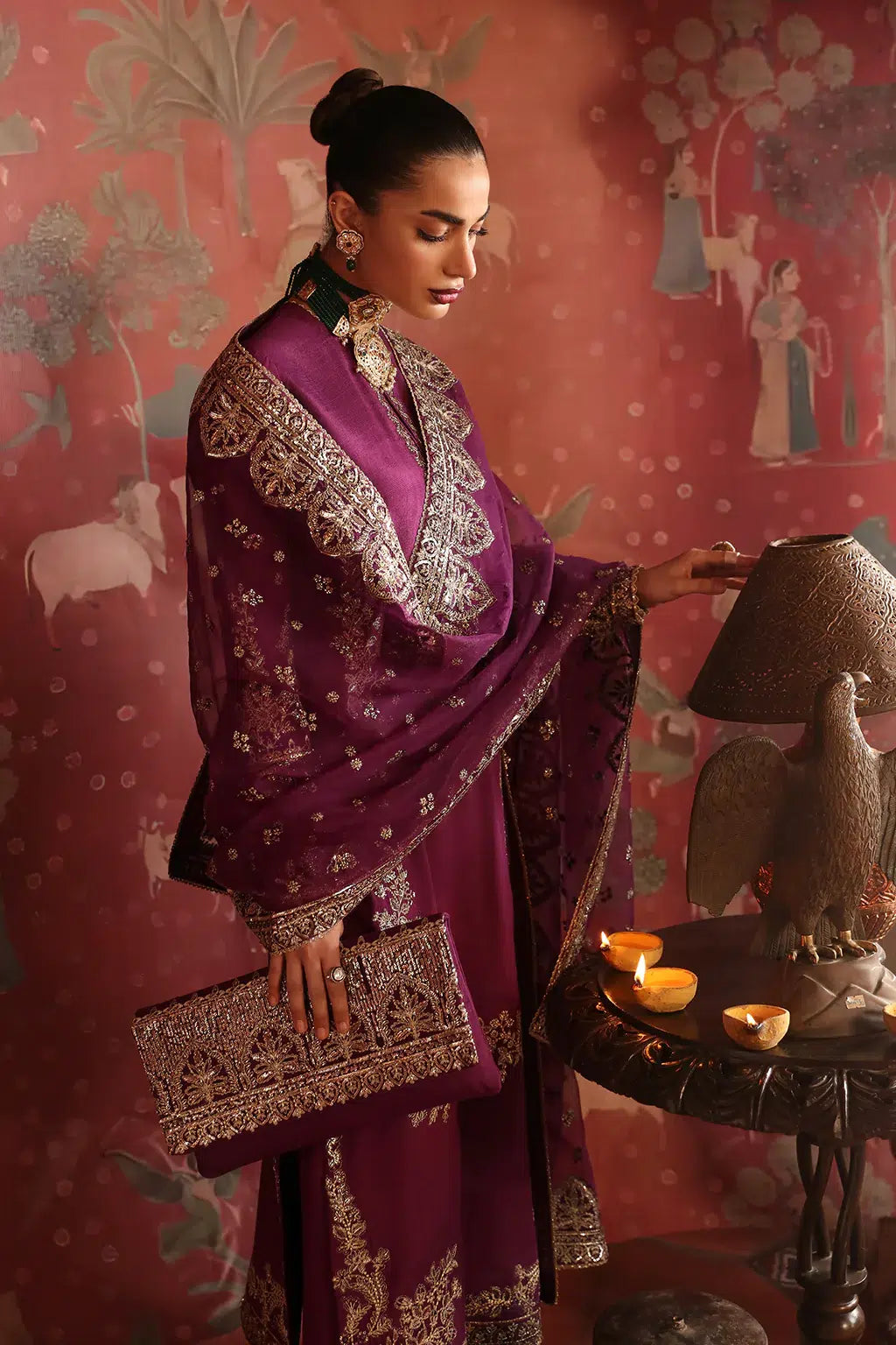 Afrozeh | Divani Silk Edit 23 | Khushbu -  Afrozeh Bridal - Original Designer Dress - House of Maryam
