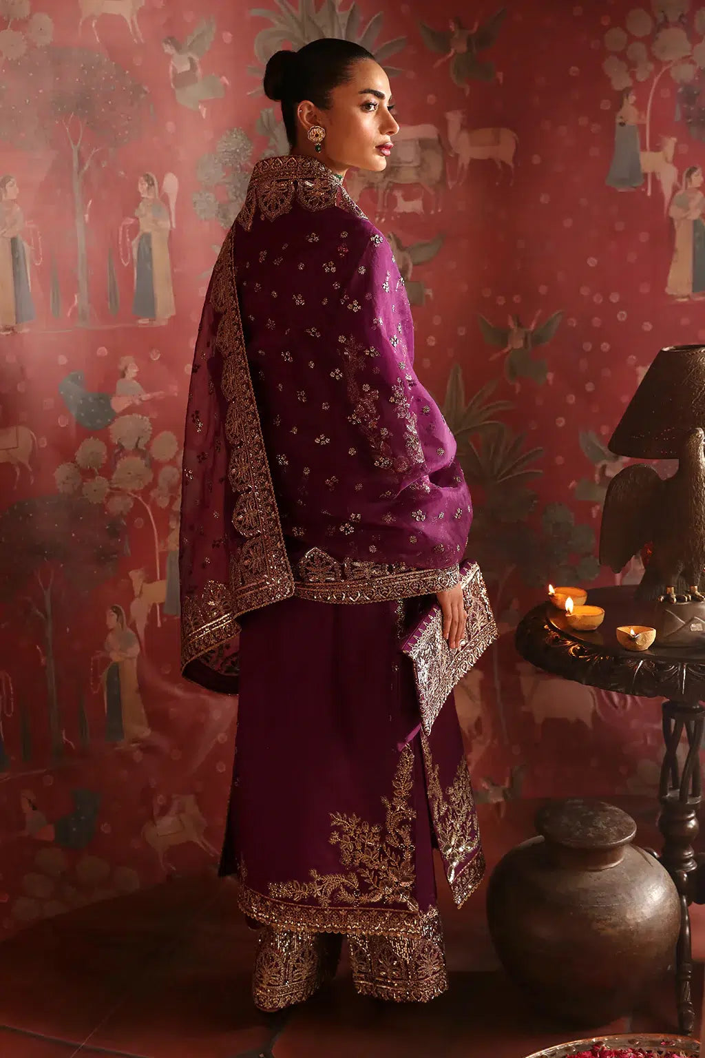 Afrozeh | Divani Silk Edit 23 | Khushbu -  Afrozeh Bridal - Original Designer Dress - House of Maryam