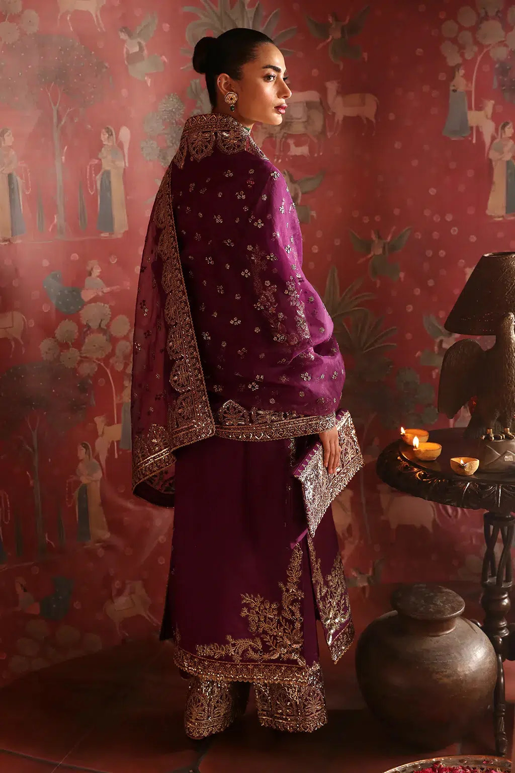 Afrozeh | Divani Silk Edit 23 | Khushbu -  Afrozeh Bridal - Original Designer Dress - House of Maryam