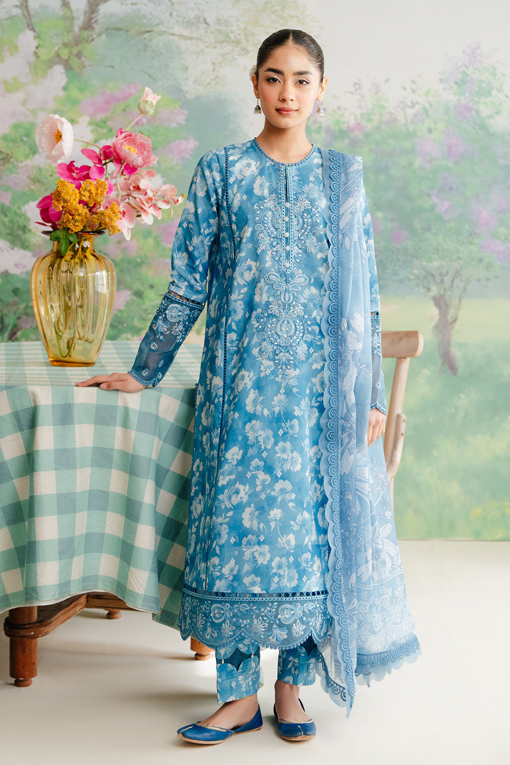 Afrozeh | The Floral Charm | Nigella -  Afrozeh Luxury - Original Designer Dress - House of Maryam