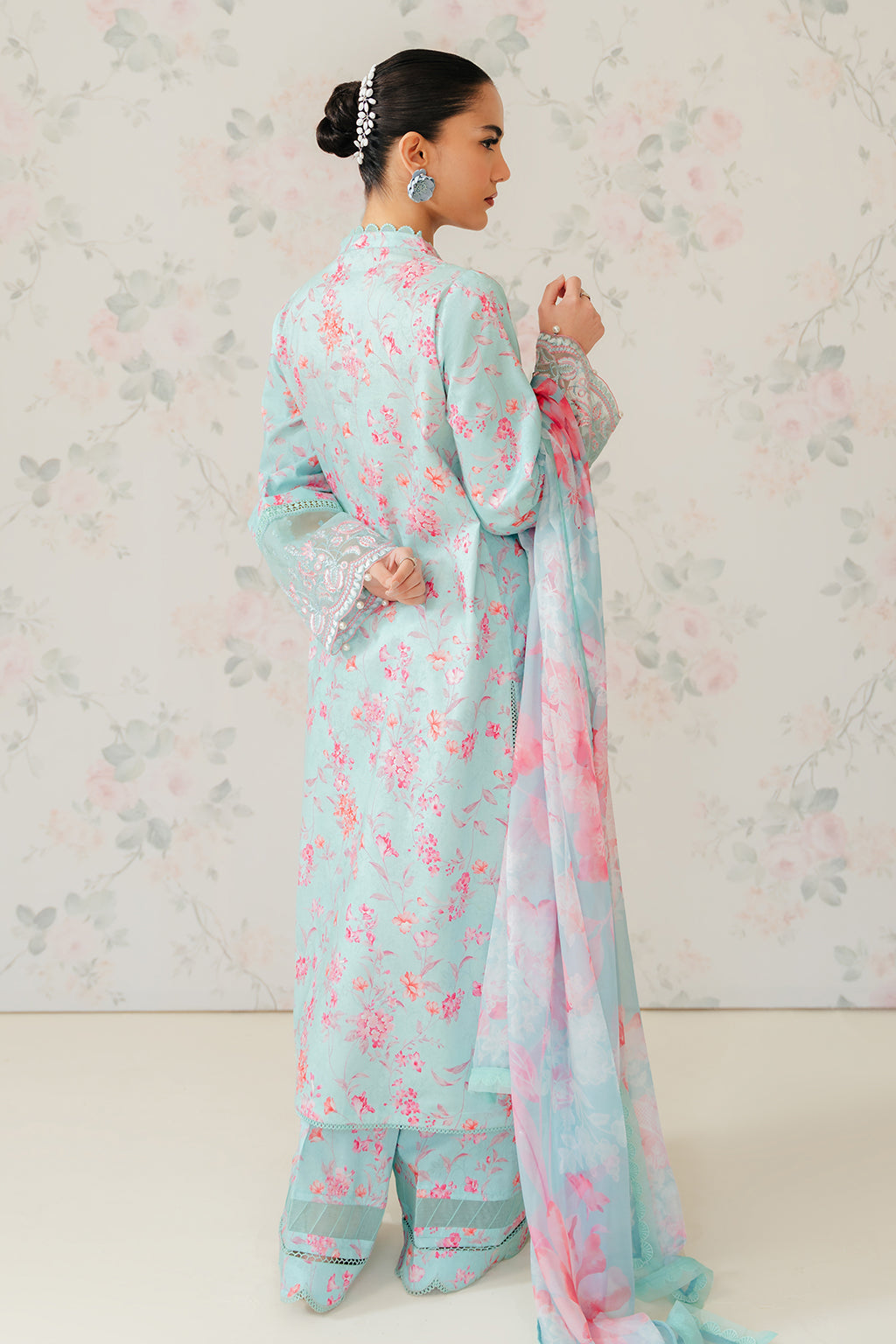 Afrozeh | The Floral Charm | Bali -  Afrozeh Luxury - Original Designer Dress - House of Maryam