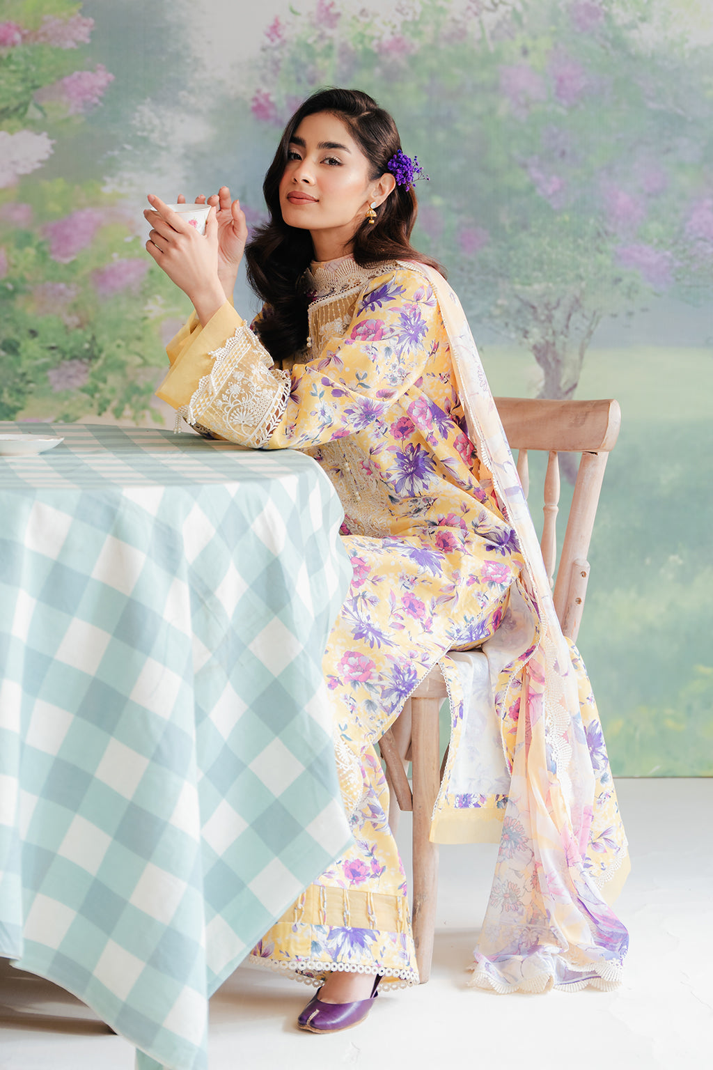 Afrozeh | The Floral Charm | Tuscany -  Afrozeh Luxury - Original Designer Dress - House of Maryam
