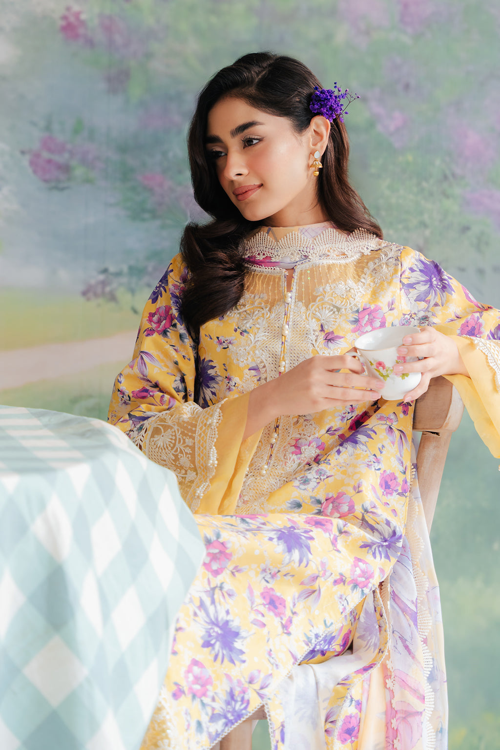 Afrozeh | The Floral Charm | Tuscany -  Afrozeh Luxury - Original Designer Dress - House of Maryam