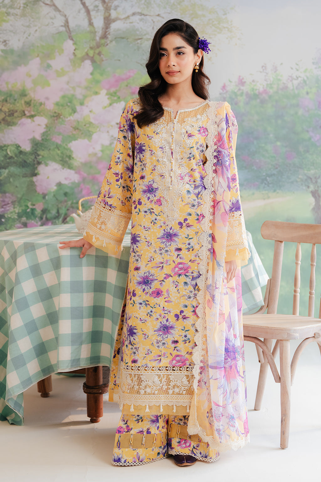 Afrozeh | The Floral Charm | Tuscany -  Afrozeh Luxury - Original Designer Dress - House of Maryam