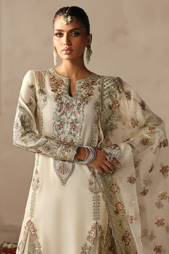 Afrozeh Arjumand raw silk formal suit, photo 3