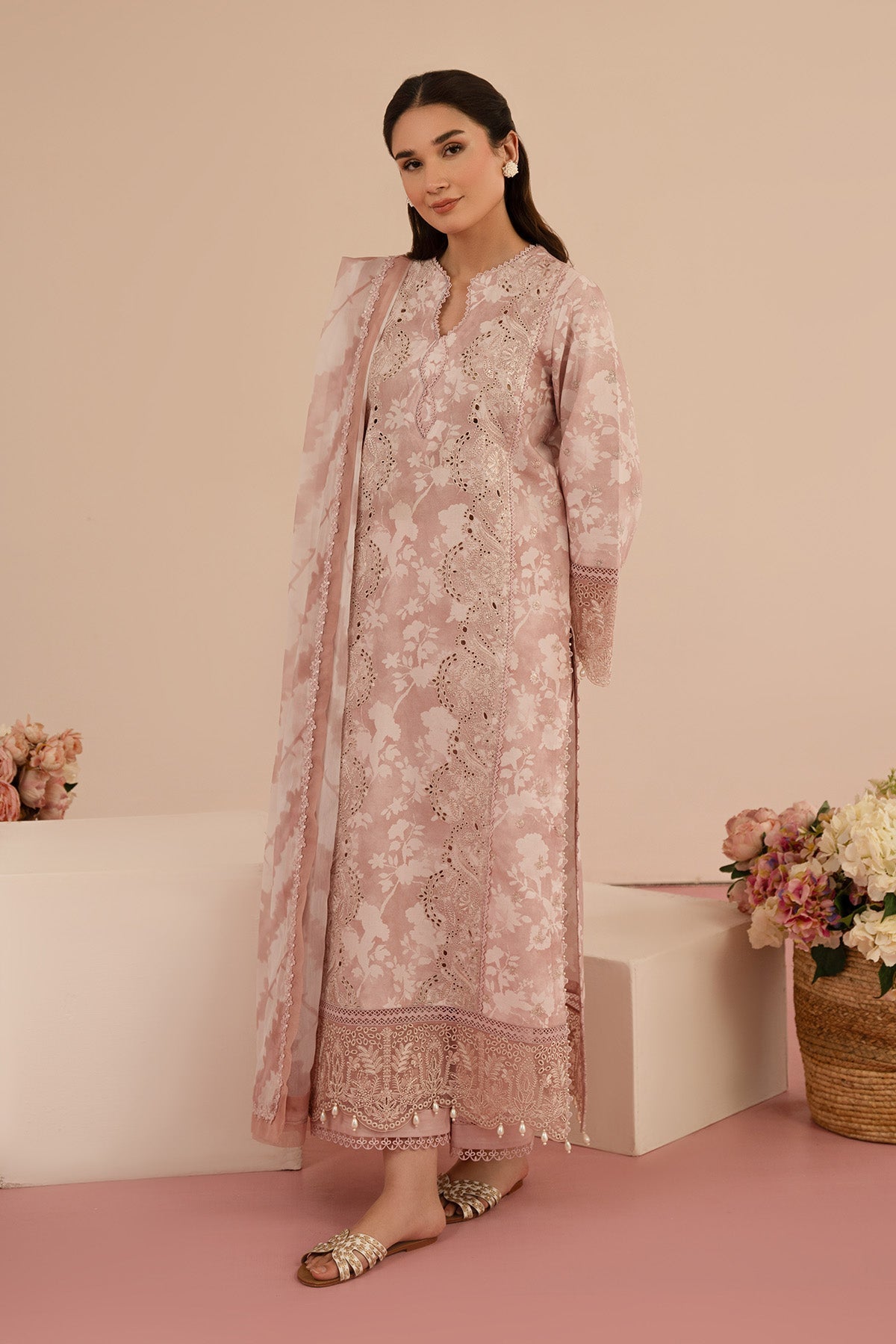 Afrozeh | Floral Charm 25 | Myrtle -  Afrozeh Ladies Clothes - Original Designer Dress - House of Maryam