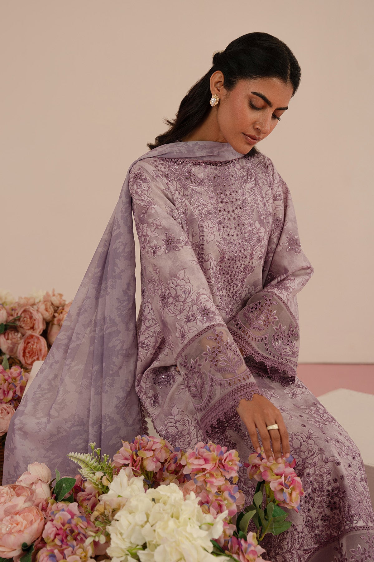 Afrozeh | Floral Charm 25 | Bellerose -  Afrozeh Ladies Clothes - Original Designer Dress - House of Maryam