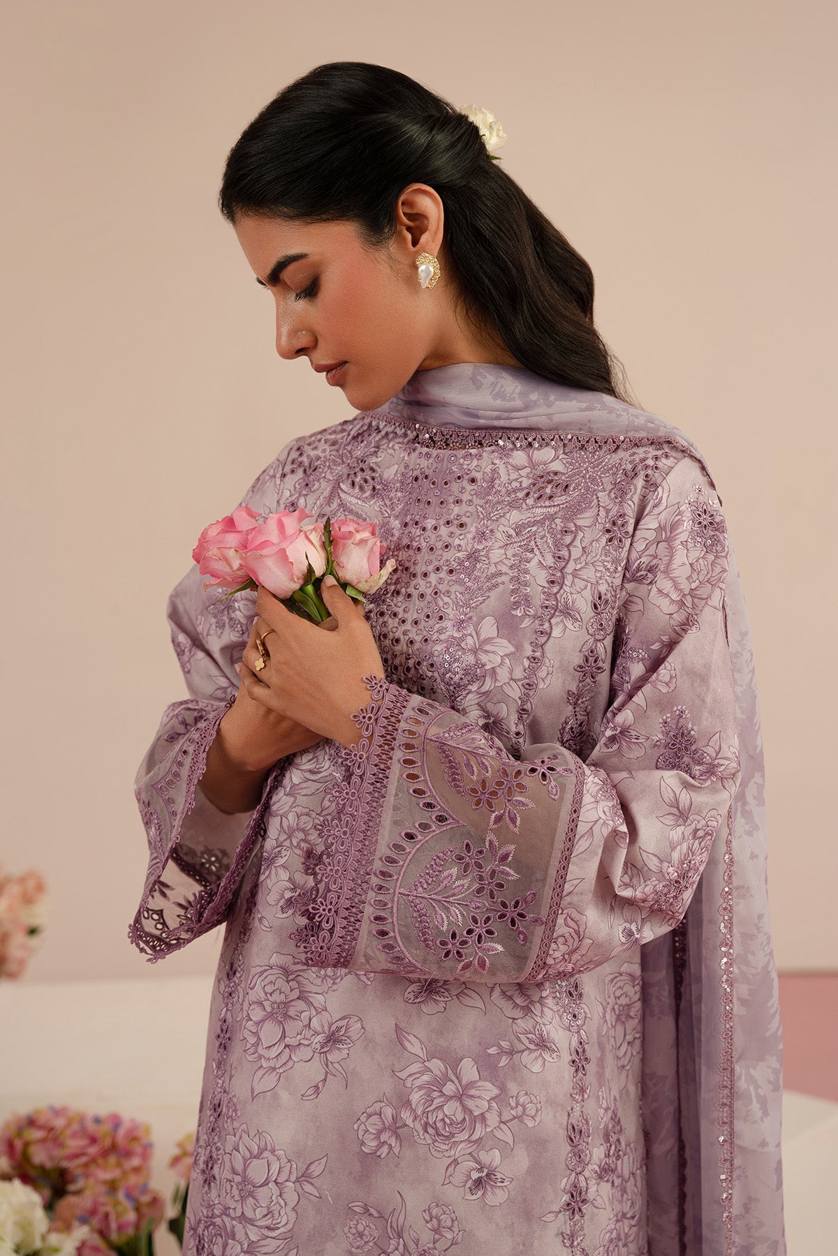 Afrozeh | Floral Charm 25 | Bellerose -  Afrozeh Ladies Clothes - Original Designer Dress - House of Maryam