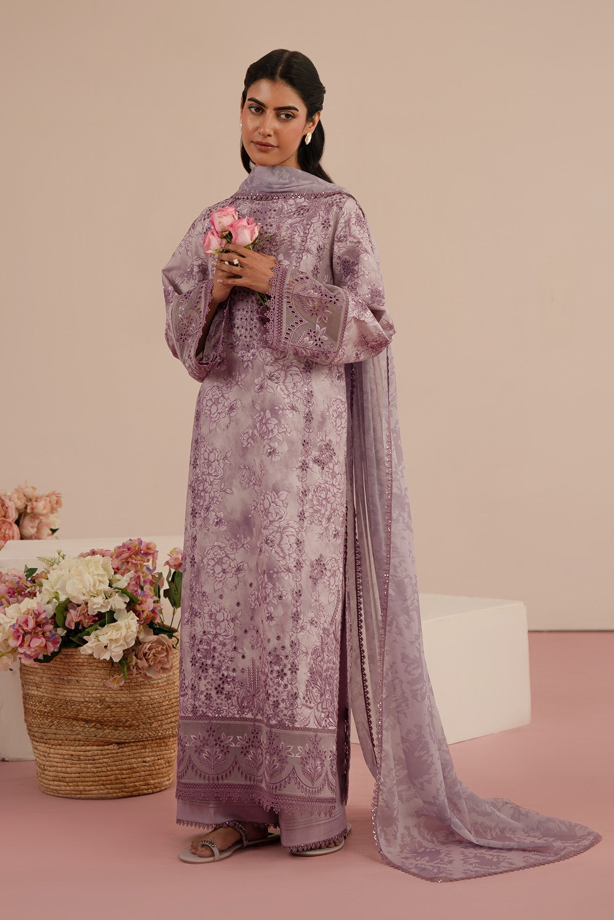 Afrozeh | Floral Charm 25 | Bellerose -  Afrozeh Ladies Clothes - Original Designer Dress - House of Maryam