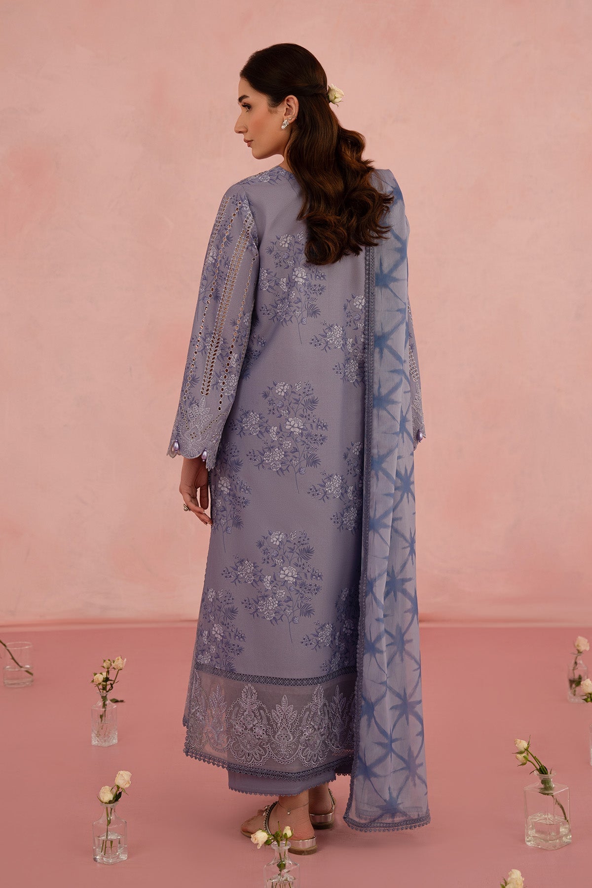 Afrozeh | Floral Charm 25 | Columbine -  Afrozeh Ladies Clothes - Original Designer Dress - House of Maryam