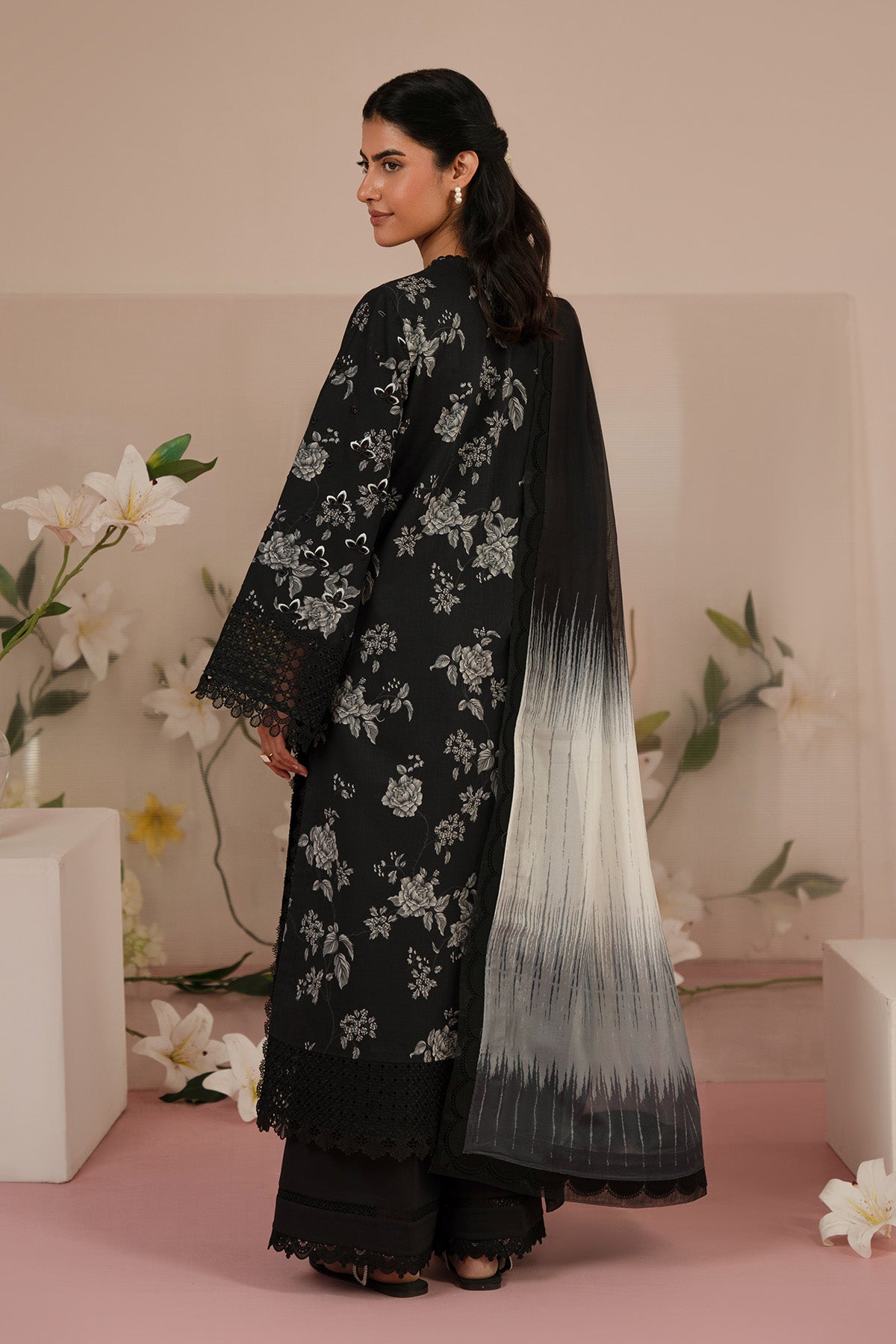 Afrozeh | Floral Charm 25 | Lupine -  Afrozeh Ladies Clothes - Original Designer Dress - House of Maryam