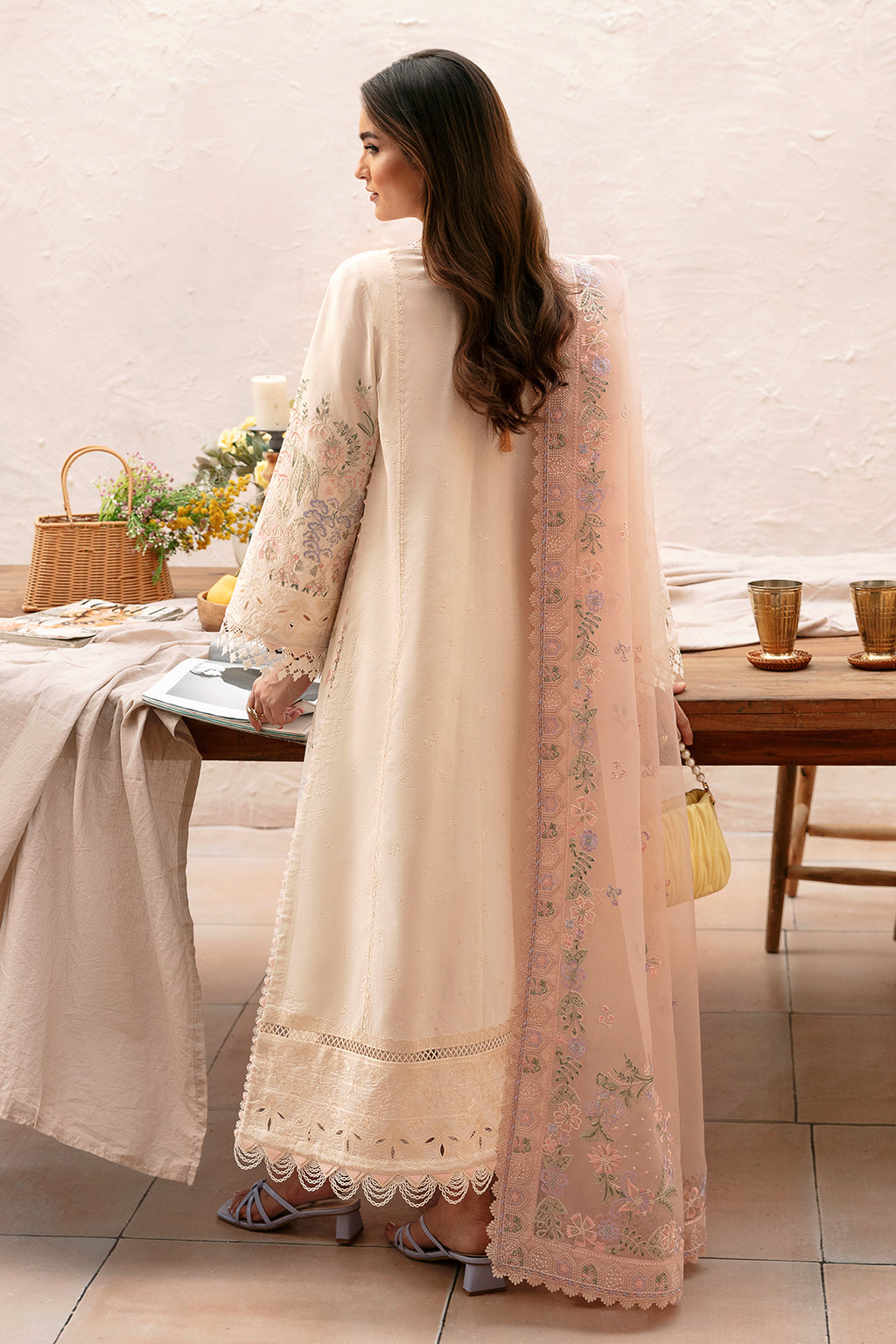 Afrozeh | Cascade Luxury Lawn 24 | Luna -  Afrozeh Luxury - Original Designer Dress - House of Maryam