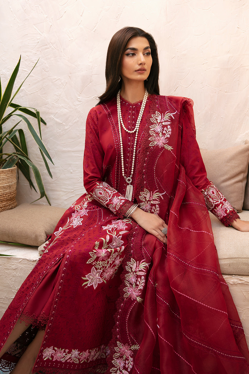 Afrozeh | Cascade Luxury Lawn 24 | Emery -  Afrozeh Luxury - Original Designer Dress - House of Maryam
