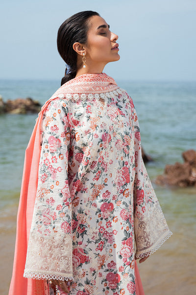 Afrozeh Gardenia embroidered lawn suit, photo 3