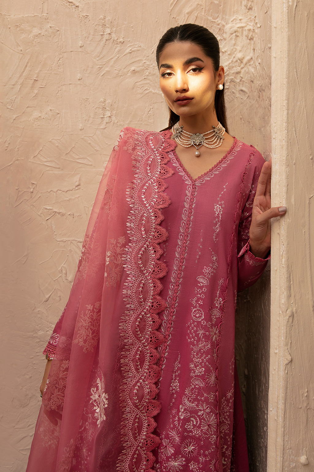 Afrozeh | Cascade Luxury Lawn 24 | Aurelia -  Afrozeh Luxury - Original Designer Dress - House of Maryam