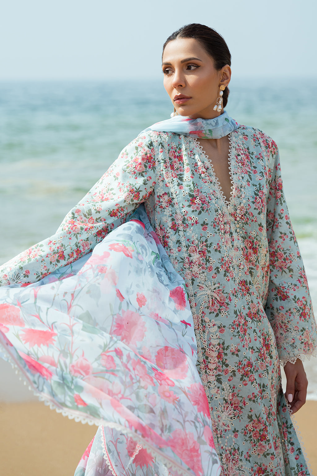 Afrozeh | Summer Together | Topaz by Designer Afrozeh - House of Maryam - Pakistani Designer Ethnic Wear in {{ shop.shopifyCountryName }}