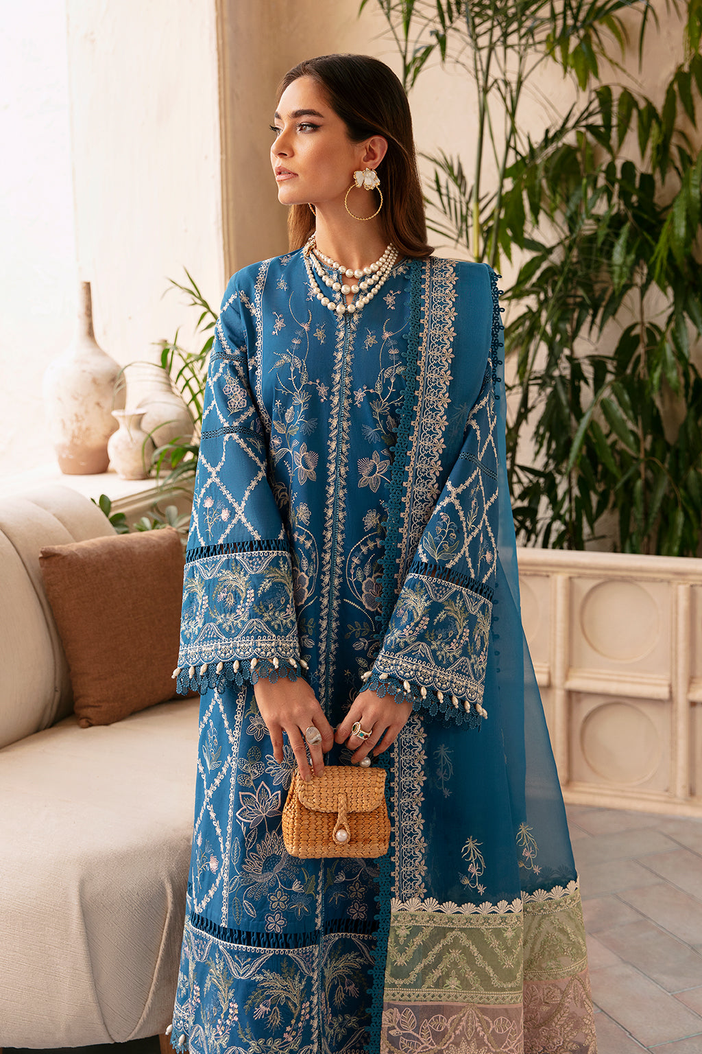 Afrozeh | Cascade Luxury Lawn 24 | Amelia