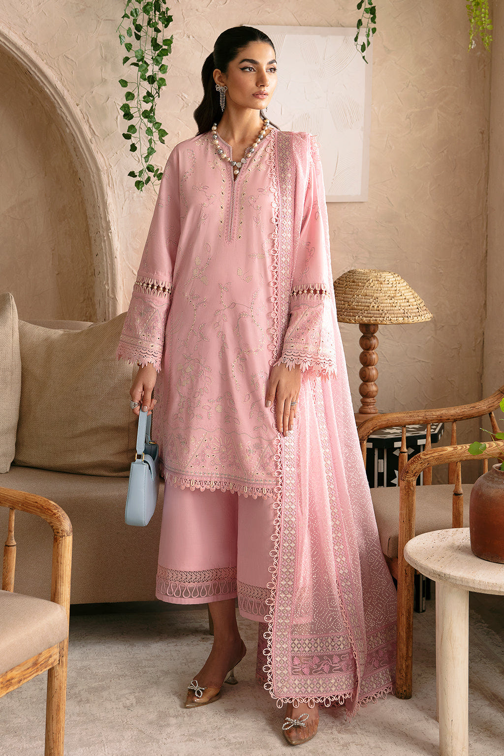 Afrozeh | Cascade Luxury Lawn 24 | Ella -  Afrozeh Luxury - Original Designer Dress - House of Maryam
