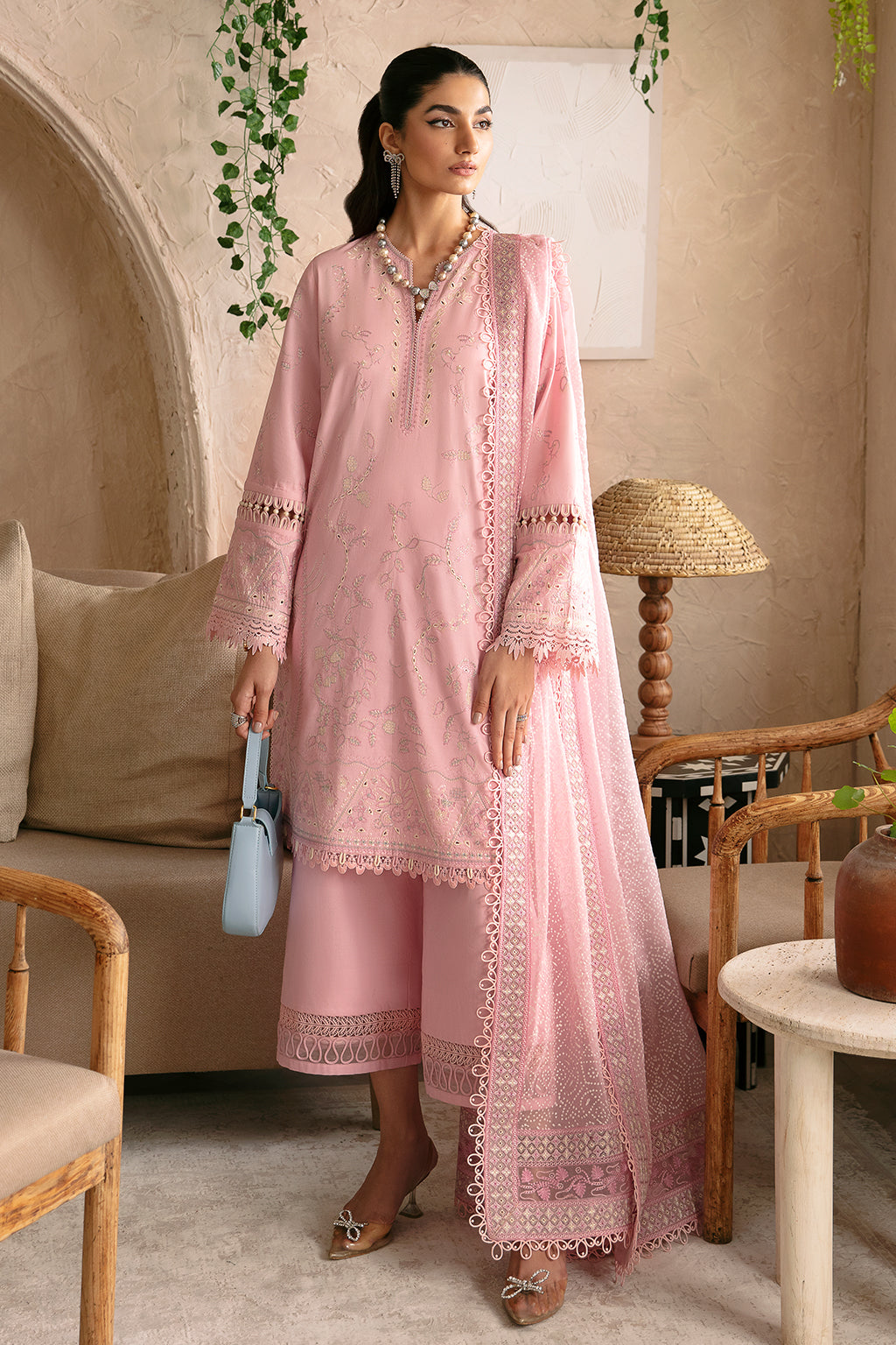 Afrozeh | Cascade Luxury Lawn 24 | Ella -  Afrozeh Luxury - Original Designer Dress - House of Maryam
