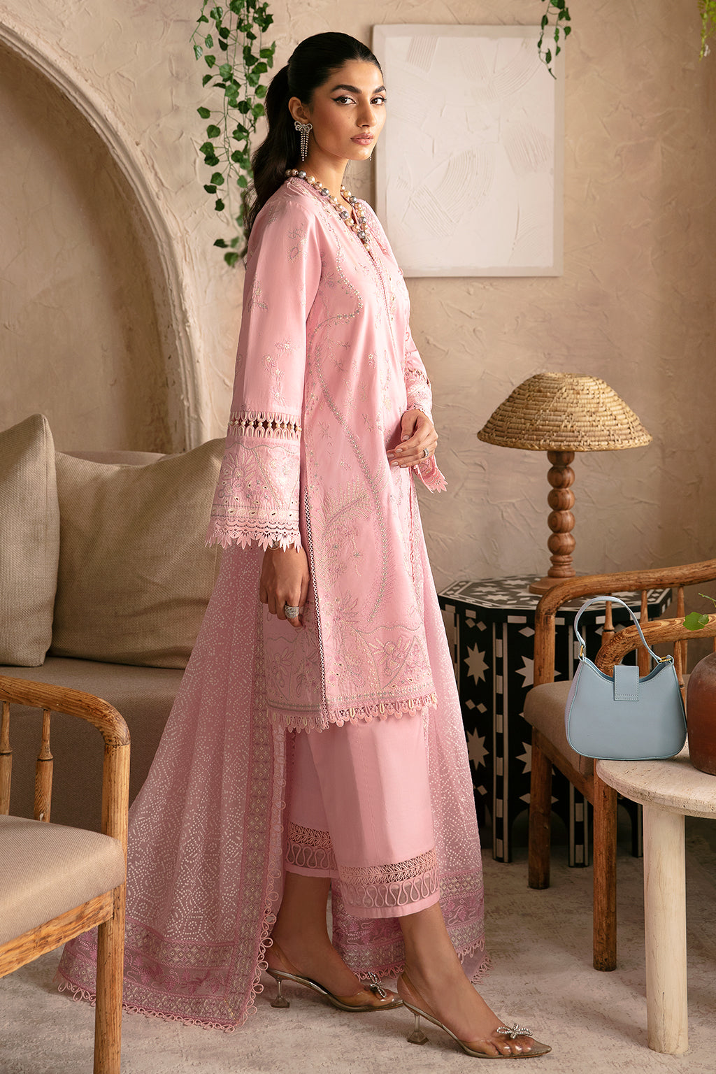 Afrozeh | Cascade Luxury Lawn 24 | Ella -  Afrozeh Luxury - Original Designer Dress - House of Maryam