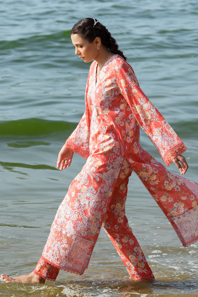 Afrozeh Jasmine embroidered lawn suit, photo 5