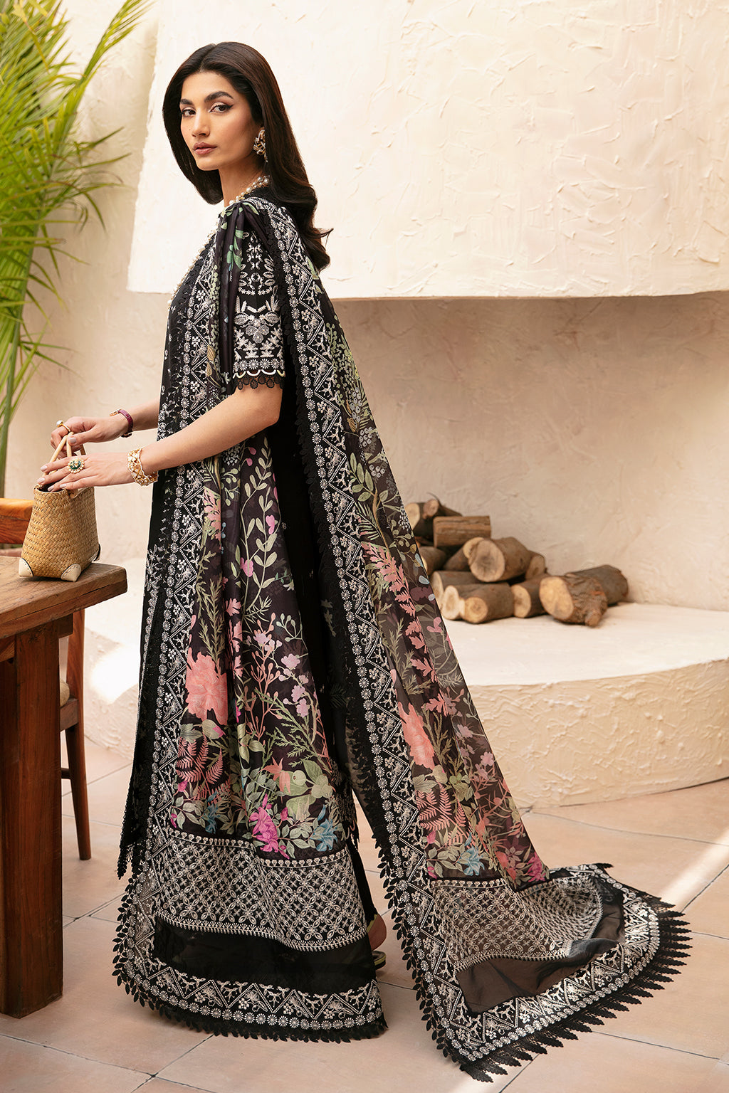 Afrozeh | Cascade Luxury Lawn 24 | Mila -  Afrozeh Luxury - Original Designer Dress - House of Maryam