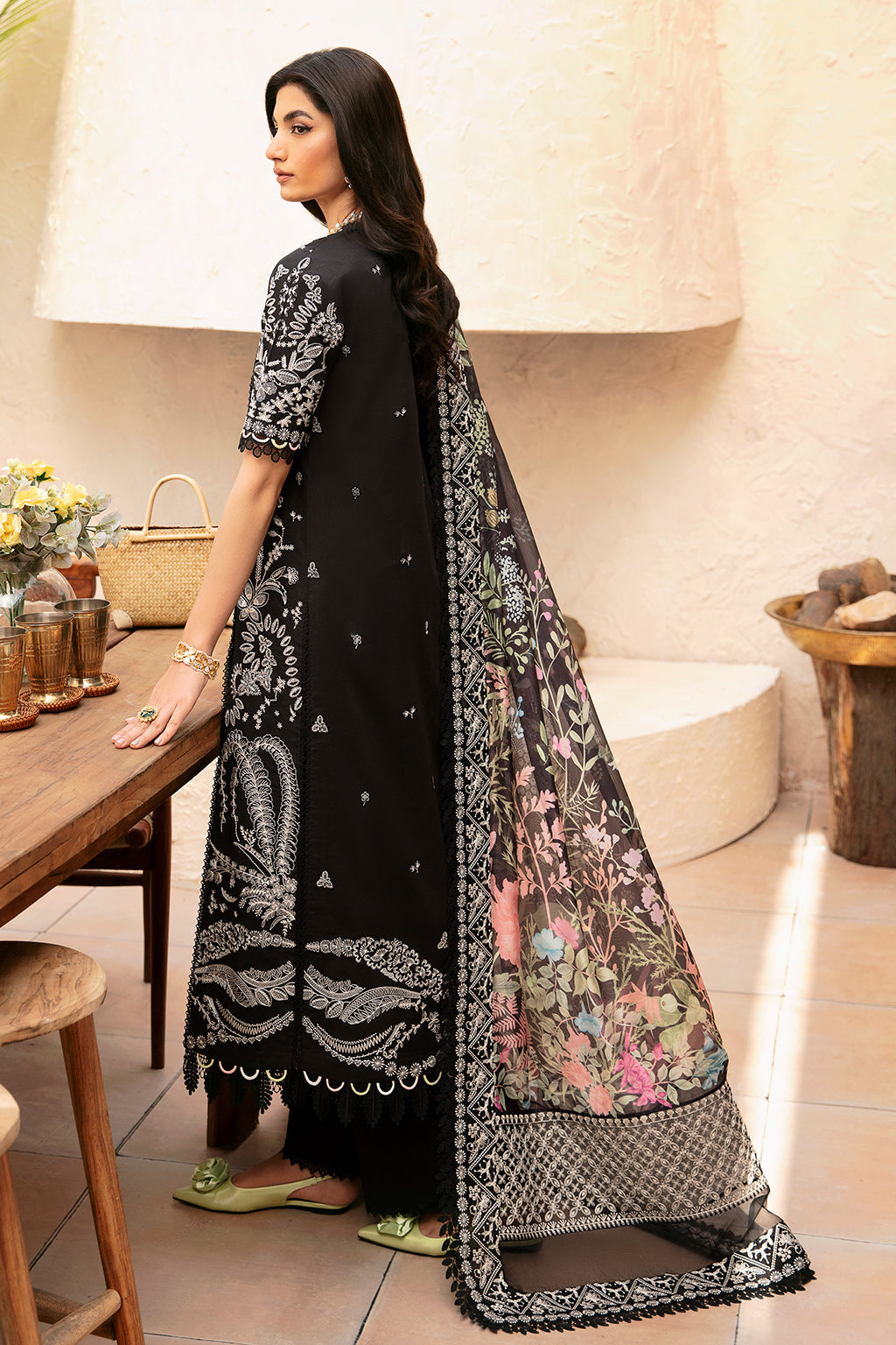 Afrozeh | Cascade Luxury Lawn 24 | Mila -  Afrozeh Luxury - Original Designer Dress - House of Maryam
