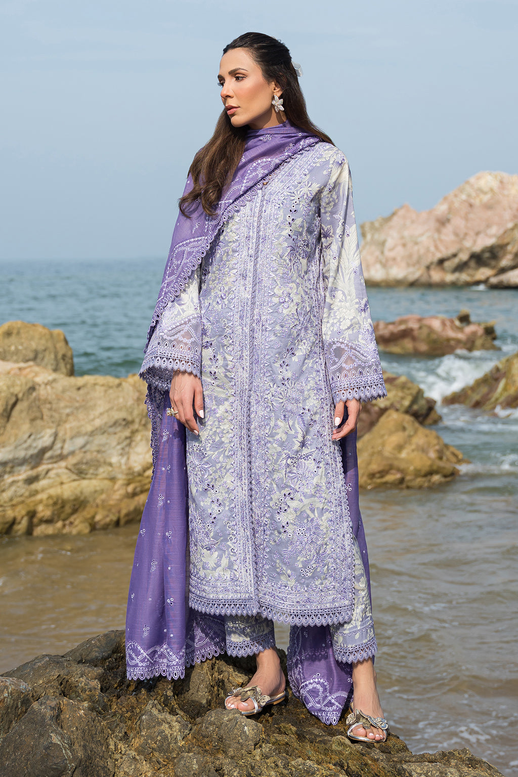Afrozeh | Summer Together | Wisteria -  Afrozeh Luxury - Original Designer Dress - House of Maryam